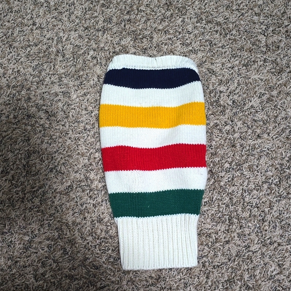 Knit Pendelton style dog Sweater